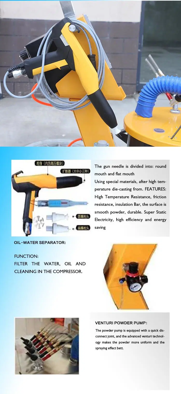 Electrostatic Powder Coating Spraying/Spray Painting/Paint Gun Booth Cabinet Oven Equipment Machinery Machine