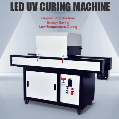 Fabrik-Direktverkauf Energiesparende LED-UV-Härtungsmaschine mit niedriger Temperatur und 150-mm-Förderband